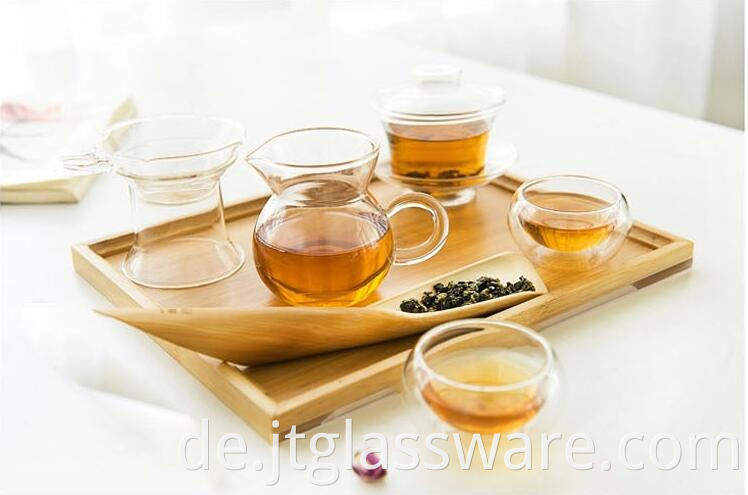 glass tea pot set